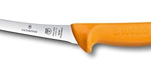 Victorinox Swibo Cuchillo de cocina para deshuesar con filo normal, semiflexible, de nailon, color negro