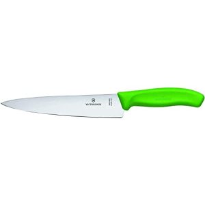 Victorinox Swiss Classic Cuchillo de filetear con hoja de19 cm, fabricado en acero inoxidable y de color verde