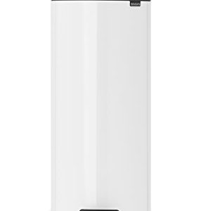 Brabantia NewIcon - Cubo de Basura de Pedal de 30 litros, Color Blanco